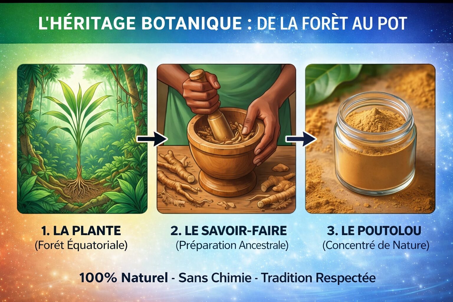 Poudre Ankoro - Tradition botanique d'Afrique